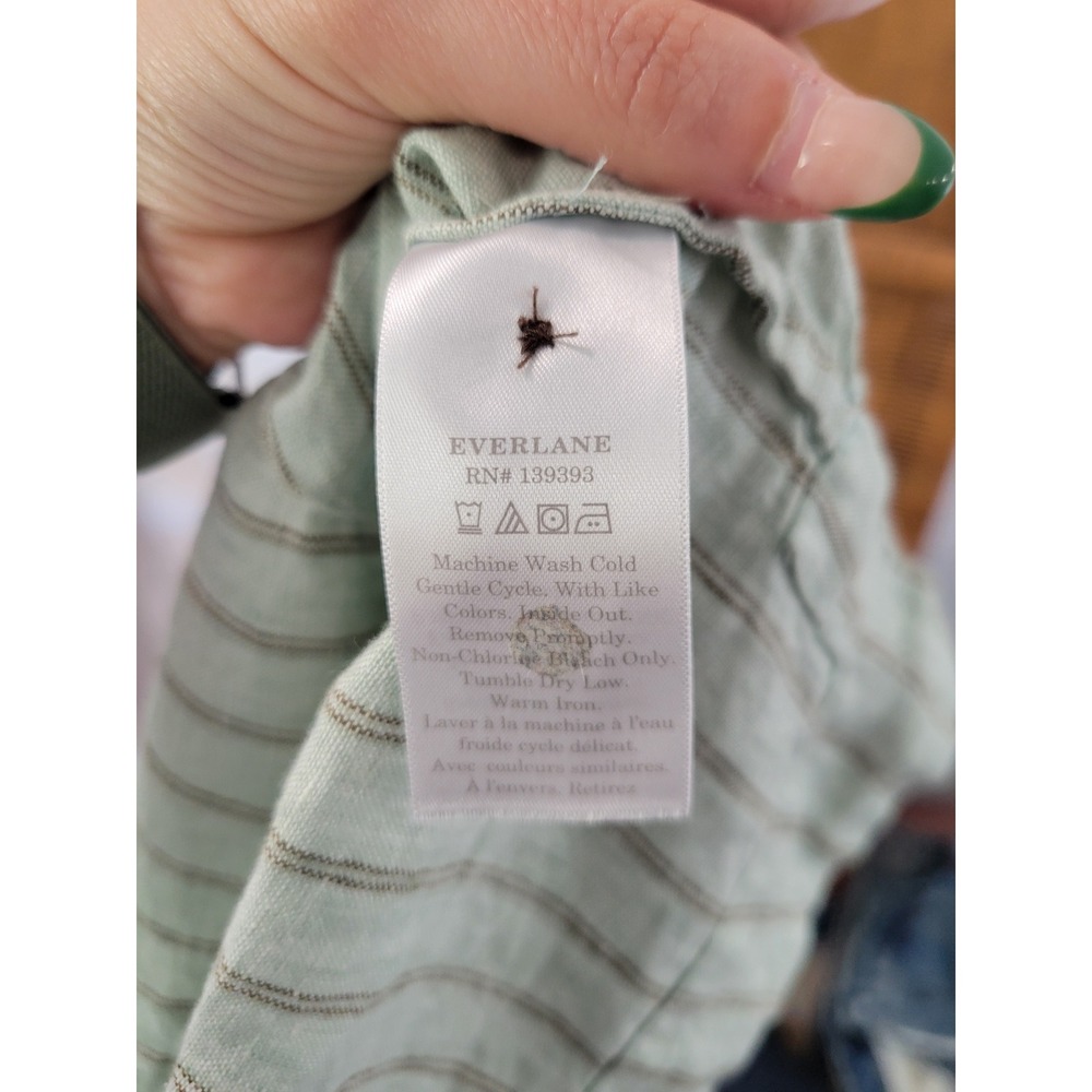 Everlane Linen Cropped Boxy Tank Top – Women's 6 - Picture 7 of 11